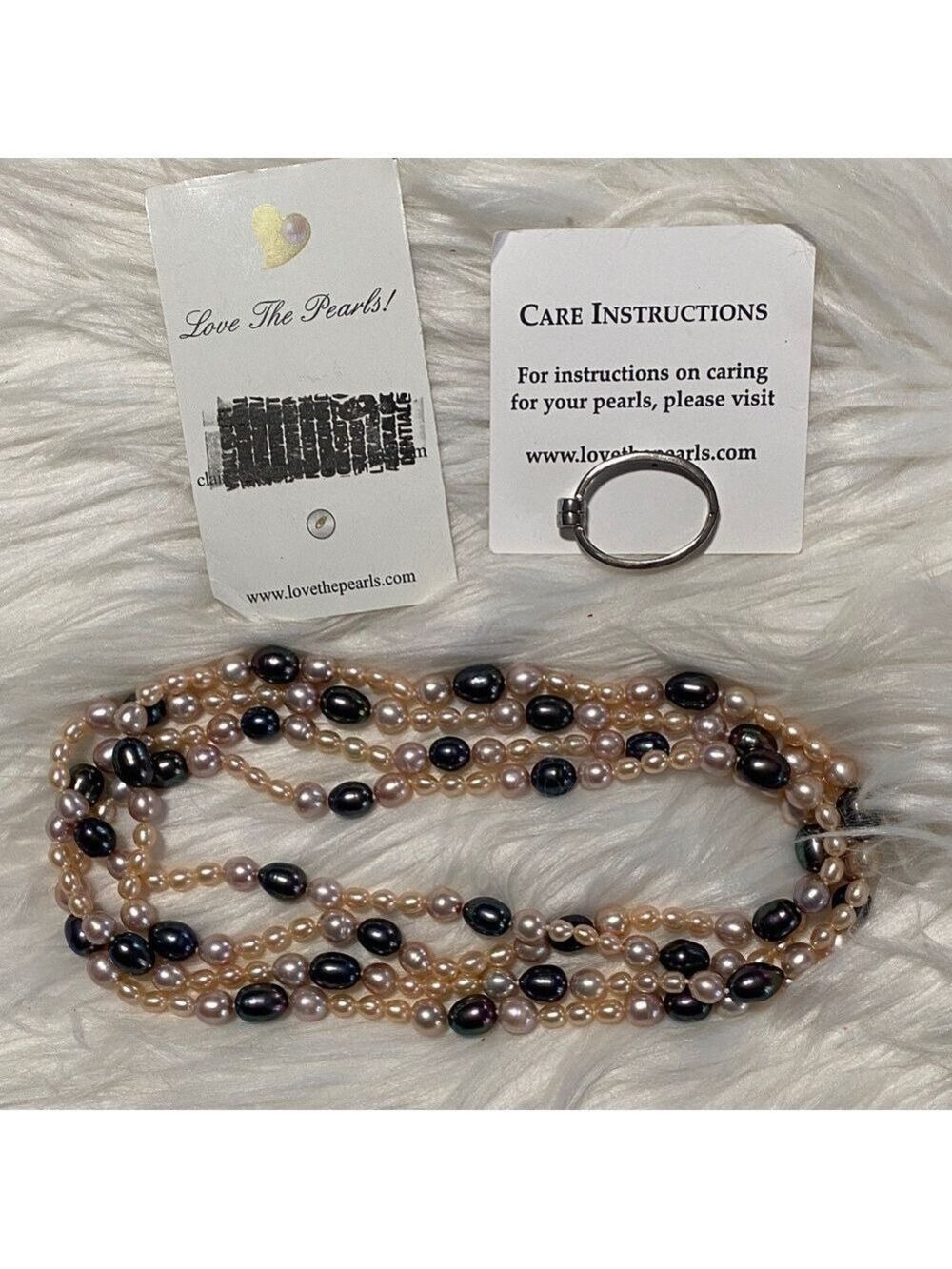 Multicolor Pearl Necklace - Picture 1 of 4